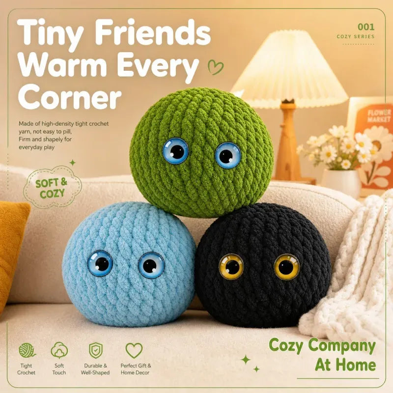 BubbleBuddy – 📦 Soft Handwoven Crochet Bubble Squishy Fidget Toy