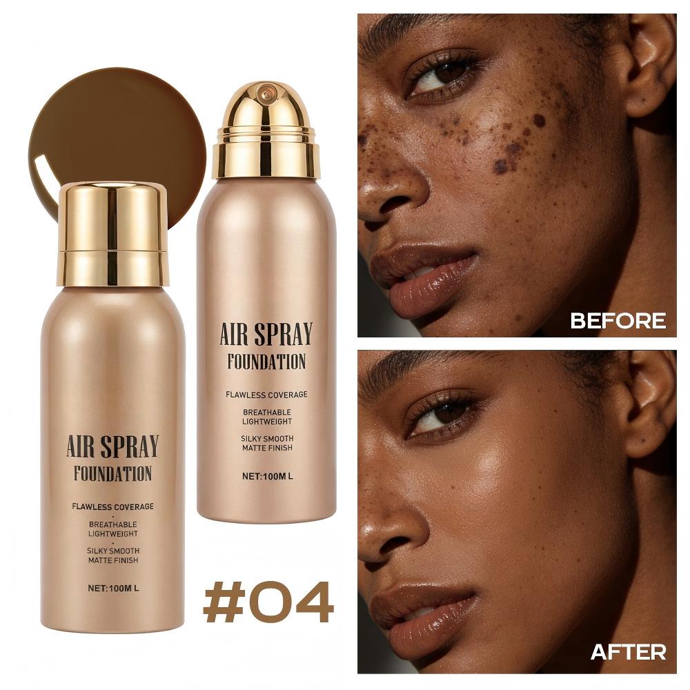 AirVeil – 💄✨ Air Spray Foundation with Flawless Full Coverage, Waterproof & Sweatproof 💋💖