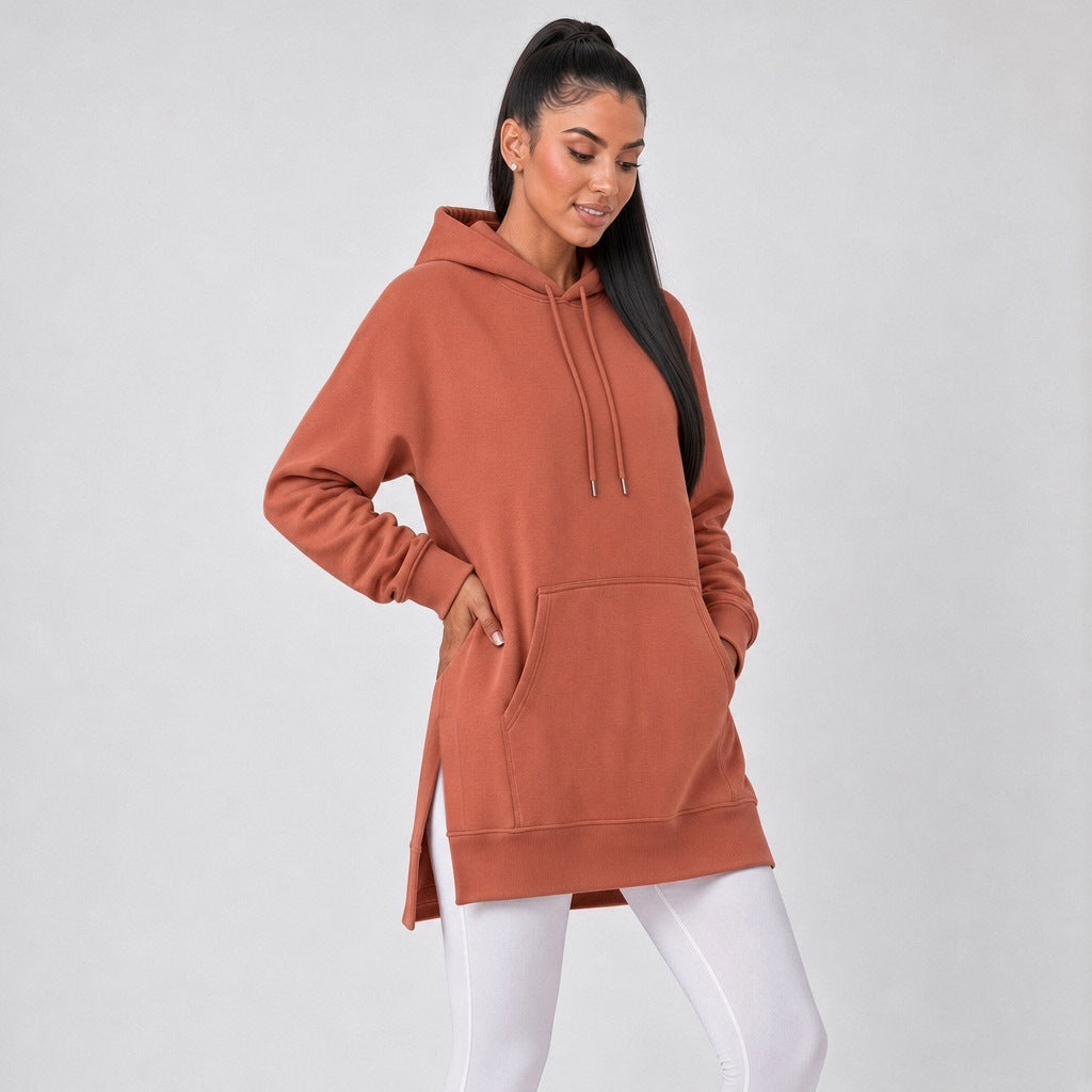 CozyDrape – Oversized Hoodie Dress