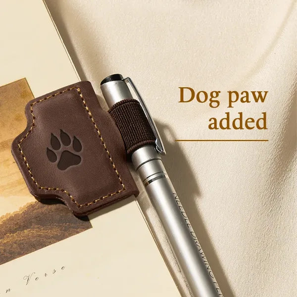 🔥Personalized Magnetic Leather Pen Holder Bookmark