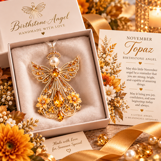 November Topaz birth month guardian angel