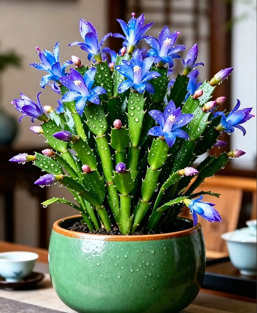 🦀CactusBloom – Mix Colors Schlumbergera Bulbs, Easy-Care Blooms in Every Shade, Even in Winter ❄️🌈
