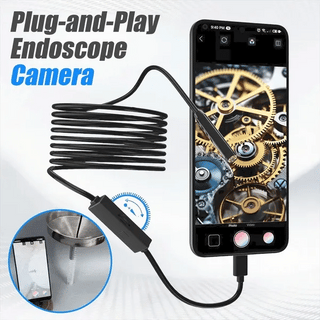 🔥🔎 Plug-and-Play Endoscope Camera - Compatible with Android for Direct Connection