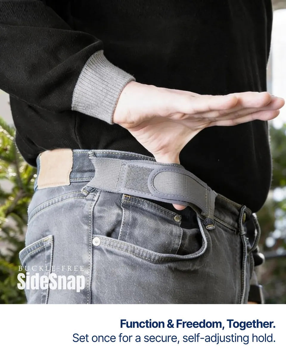 LoopLock – Buckle-Free Elastic Side Belts, Pair