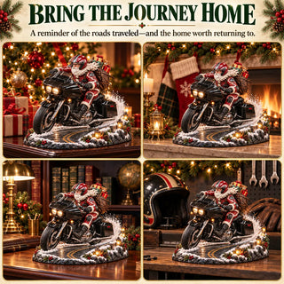 SantaRider – 🏍️🎅 Santa’s Ride Home Christmas Motorcycle Keepsake💨