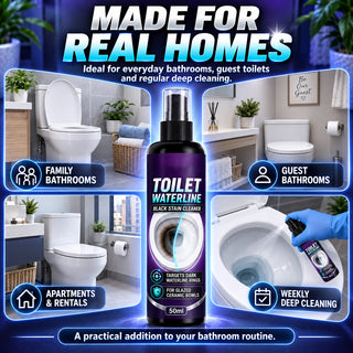 RingBreak – 🥳🚽🌟 Toilet Waterline Cleaner, Concentrated Blue Gel That Clings to Vertical Stains✅