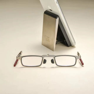 PocketSight – Foldable Blue-Light Reading Glasses with Magnetic Phone Case & Stand