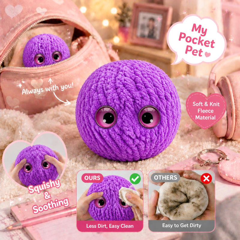 BubbleBuddy – 📦 Soft Handwoven Crochet Bubble Squishy Fidget Toy