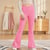 Kid Cross Waist Flare Yoga Pants – High Waist Tummy Control Bell Bottom Leggings