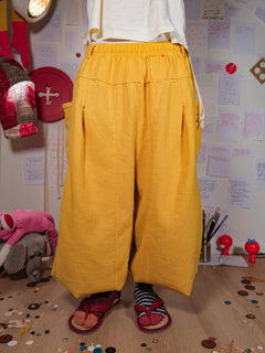 FlaxFlow – Pleated Wide-Leg Linen Pants