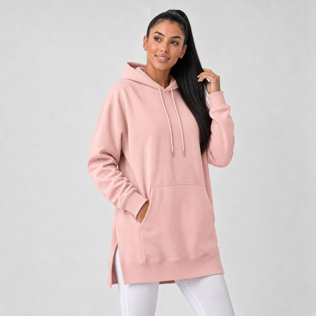 CozyDrape – Oversized Hoodie Dress