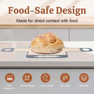 🥐LoafLift – Cross-Shape Food-Safe Baking Liner, Easy-Clean Alternative to Disposable Parchment Paper