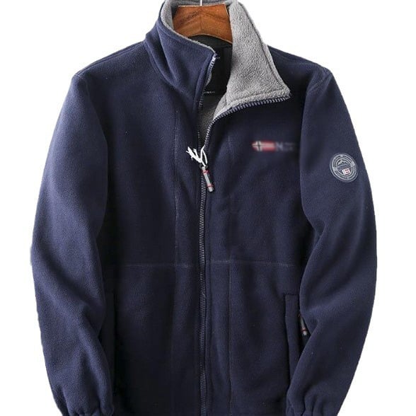 ThermaZip – 🔥 Unisex Full-Zip Stand Collar Reversible Fleece Coat