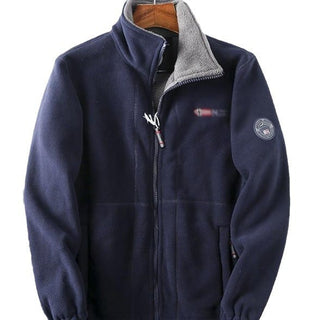 ThermaZip – 🔥 Unisex Full-Zip Stand Collar Reversible Fleece Coat