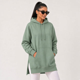 CozyDrape – Oversized Hoodie Dress
