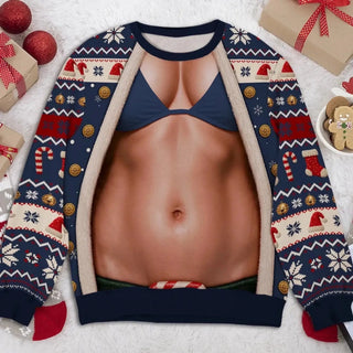 JollyPair – Funny Christmas All-Over-Print Sweatshirt