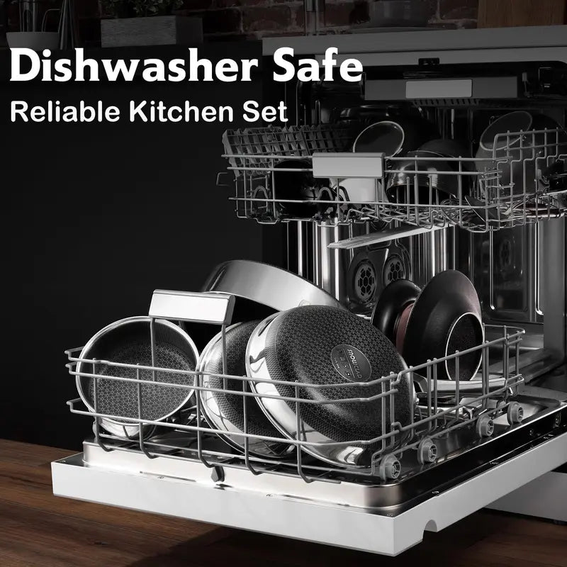 HybridChef – Stainless Steel Hybrid Cookware Set