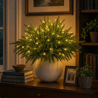 GlowPine – Pre-Lit Christmas Evergreen Pine Picks, Set of 5