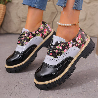 Plus-size color-block flats ( BUY 2 FREE SHIPPING )
