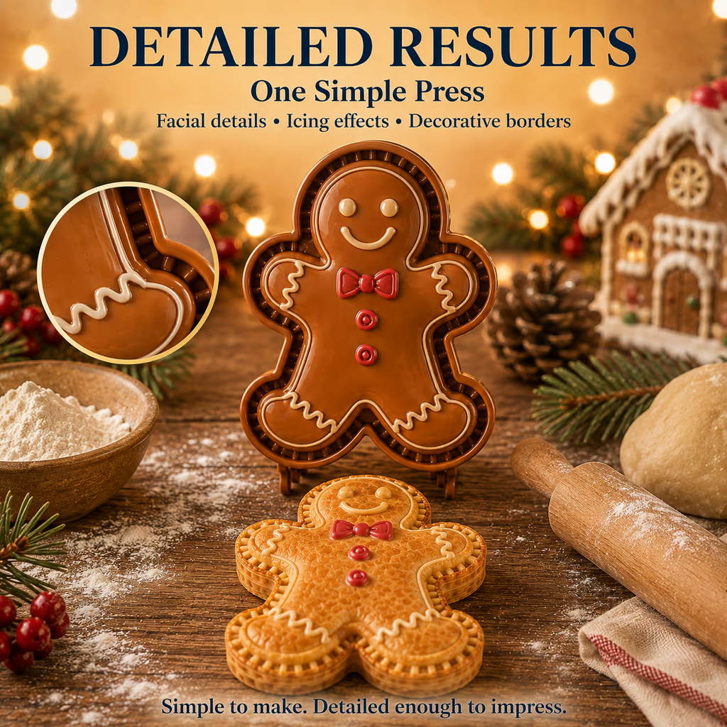 🎄PieCharm – 8-Design Christmas Mini Pie Mold Collection | Reusable Embossed Molds