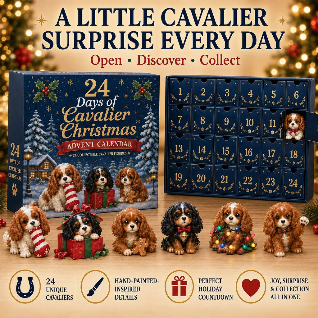 CavaCountdown – ⏰🐶 24 Days of Cavalier Christmas Advent Calendar 2026 with 24 Collectible Cavalier Surprises