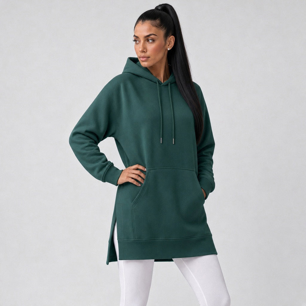CozyDrape – Oversized Hoodie Dress