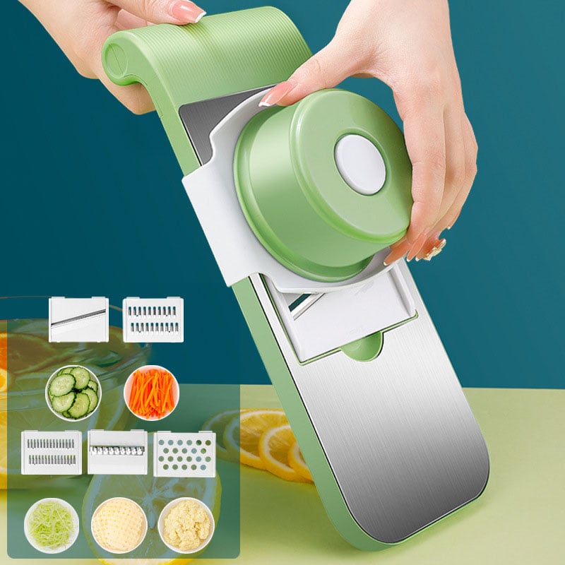 Easy to clean vegetable slicer with storage box