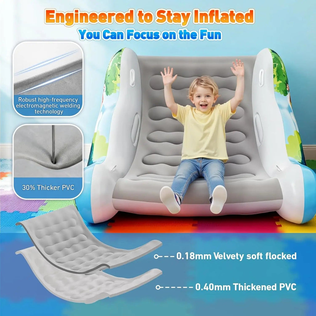 CloudRocker – Kids' Inflatable Rocking Chair for Reading, Relaxing & Play (Ages 3-8)