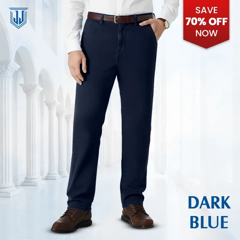 👖 EverFlex – Men's Classic Straight Fit Stretch Jeans, Comfortable Versatile Denim for Everyday Wear ✨