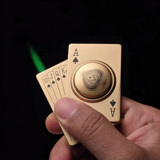 🃏AceSpin – Poker Card Fidget Spinner Lighter, Ace of Spades Design