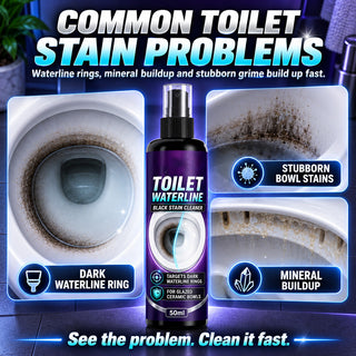 RingBreak – 🥳🚽🌟 Toilet Waterline Cleaner, Concentrated Blue Gel That Clings to Vertical Stains✅