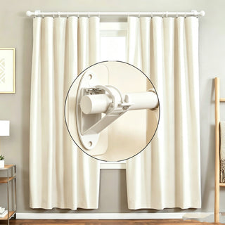 RodEase – No-Drill Self-Adhesive Curtain Rod Holders (2-Pack)