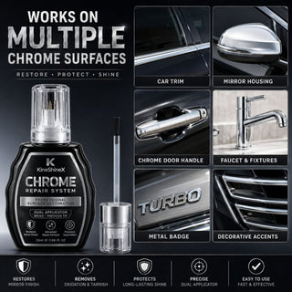 ChromeShine – Professional Chrome Repair Pen ✨ for Scratches, Oxidation & Dull Surfaces