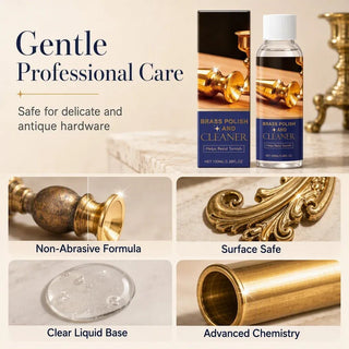 BrassRevive – 🔩Tarnished Brass? Fix It Fast!🔩 Polish & Cleaner That Removes Oxidation, Restores Shine and Is Gentle on Surfaces 🧽