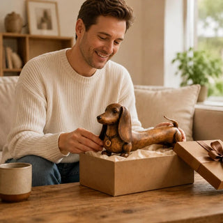 DoxieCharm – Dachshund Decor Figurine for Shelves & Tabletops