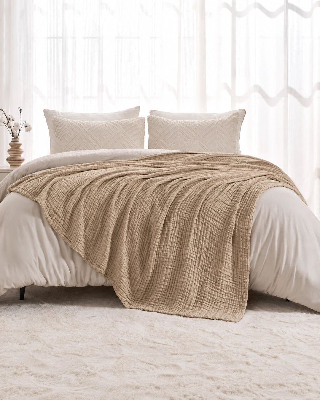 MuslinCloud – 100% Muslin Cotton Blanket