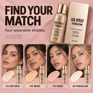 AirVeil – 💄✨ Air Spray Foundation with Flawless Full Coverage, Waterproof & Sweatproof 💋💖