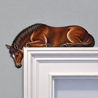 HorseNook – Wooden Resting Horse Door Topper