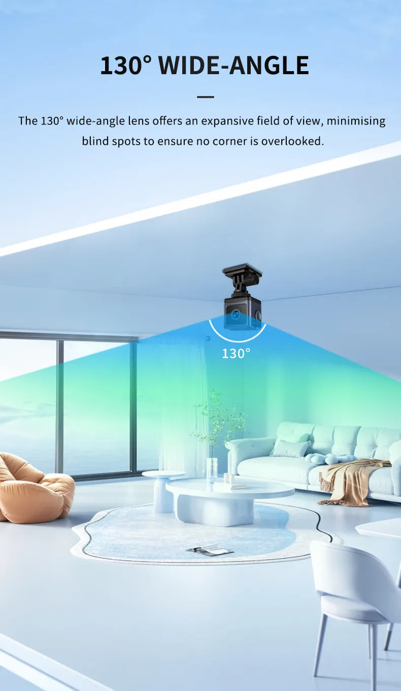 CubeGuard – 📶 Smart WiFi Security Camera, 1080P HD, 🌙 Night Vision & 🚨 Motion Detection