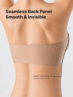 SecureLift – Women's Strapless Front-Closure Push-Up Bra