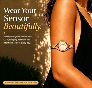 🔥Sensor Armband – Adjustable Jewelry‑Style Holder for Compatible Sensors