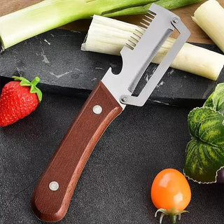ScallionSwift – 3-in-1 Vegetable Slicer and Peeler, a Kitchen Essential!🔪