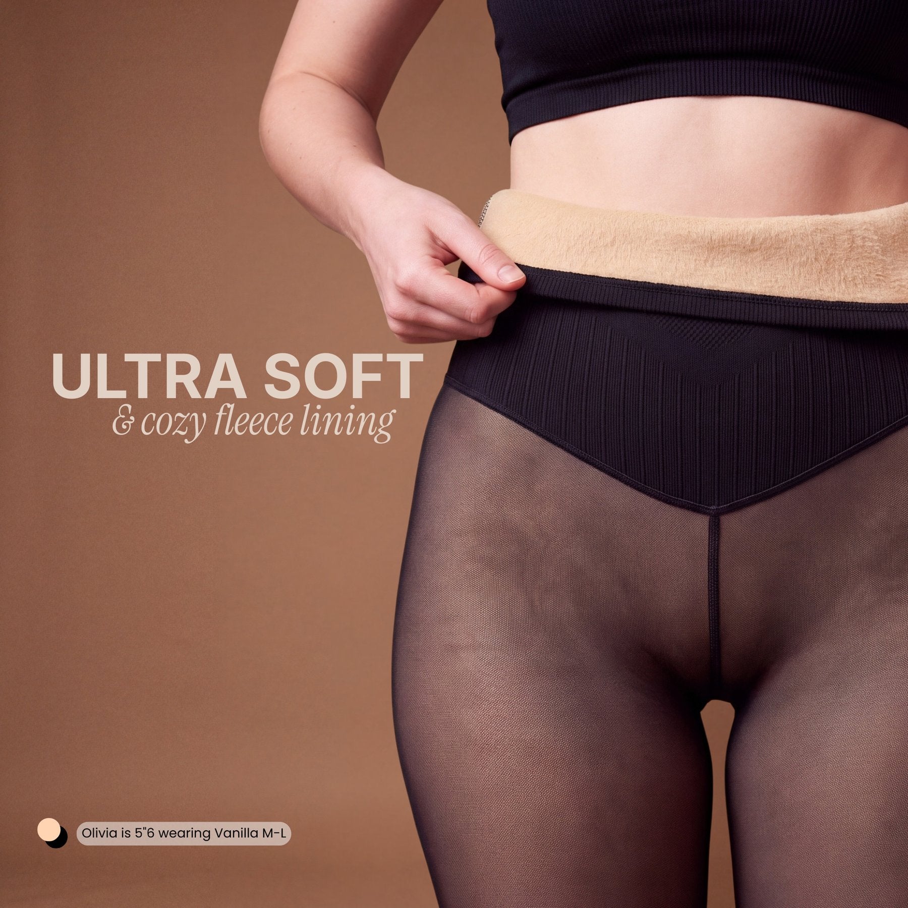CozyContour – Fleece-Lined Shapewear Tights