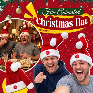 🎅 JingleSway – Animated Naughty Santa Hat for Funny Christmas Parties