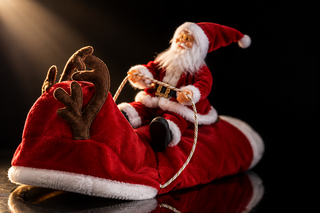 SleighPup – ✨✨ Santa Sleigh Dog Costume