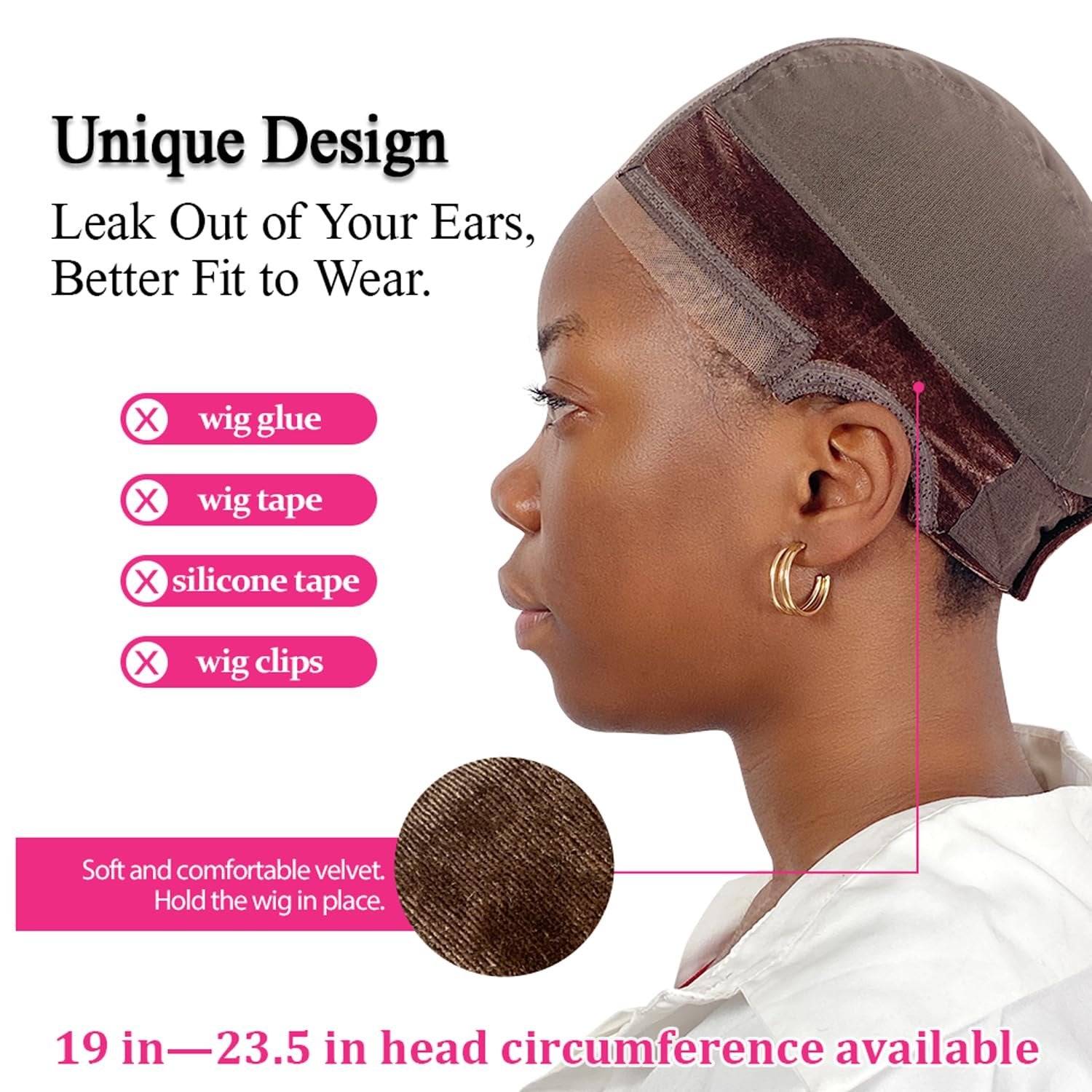 LaceLock Grip Cap - Invisible Hold, All-Day Comfort