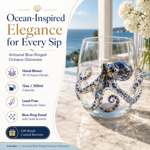Poseidon's Pour – Artisan Ocean Glass