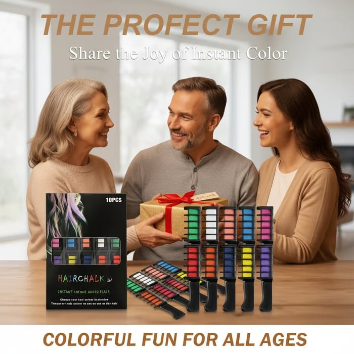 Festive Fun - Hair Chalk Combs