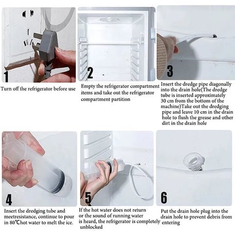 FlexiClean - Flexible Fridge Drain Cleaning Kit