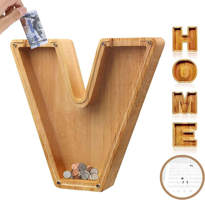 SmoothSaver - Handcrafted Wooden Piggy Bank
